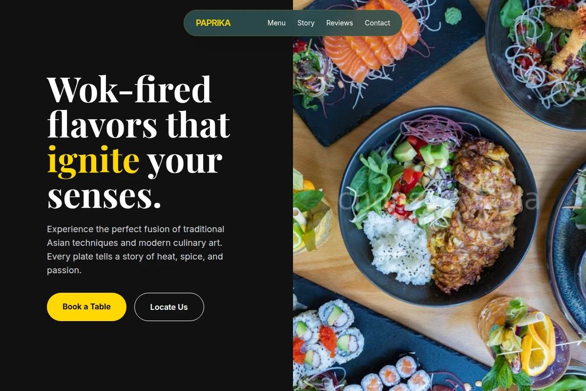 Paprika Asian Fusion Food