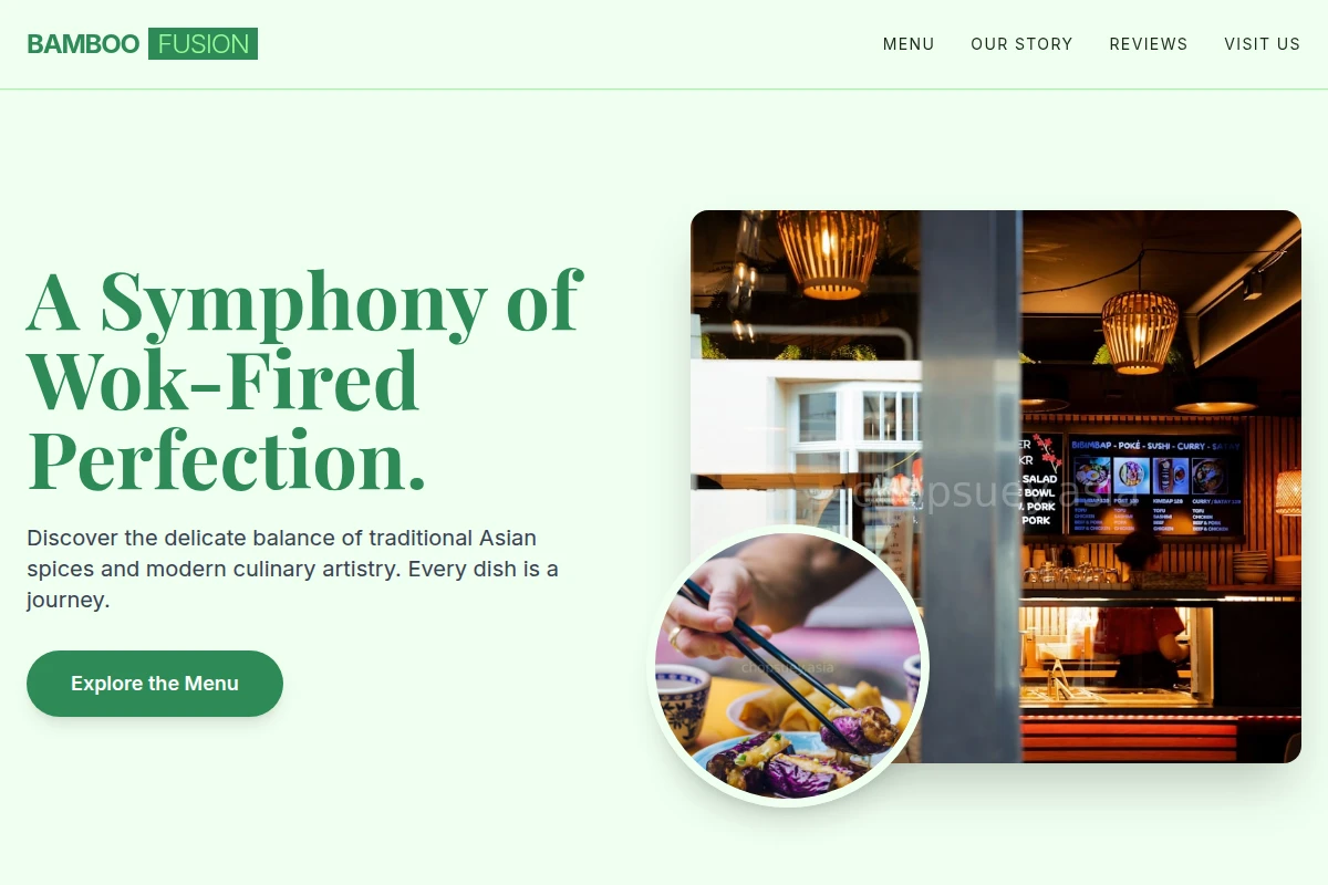 Bamboo Asian Fusion Food