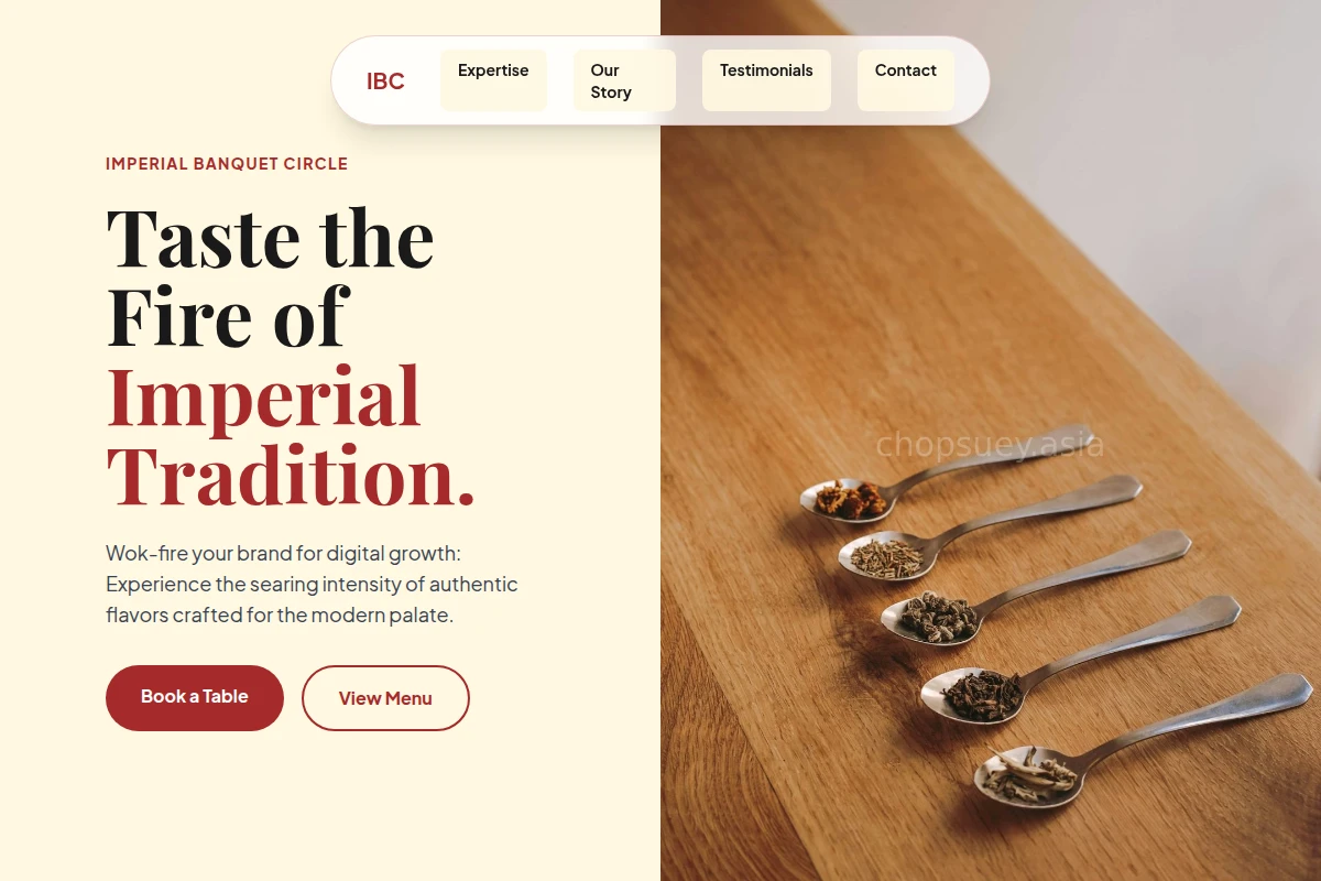 Searing Specialty Food